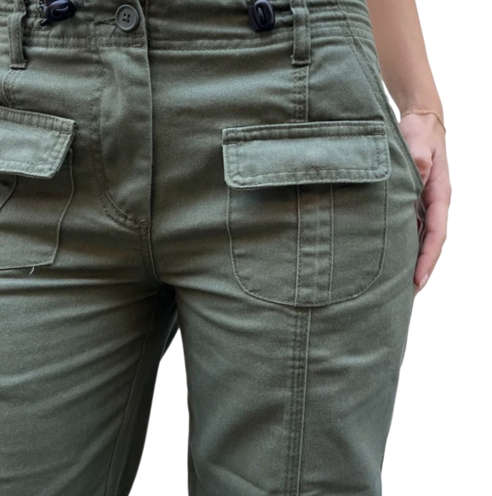 Brandy Melville Kim Cargo Pants Bungee Cord Adjustment See Measurements